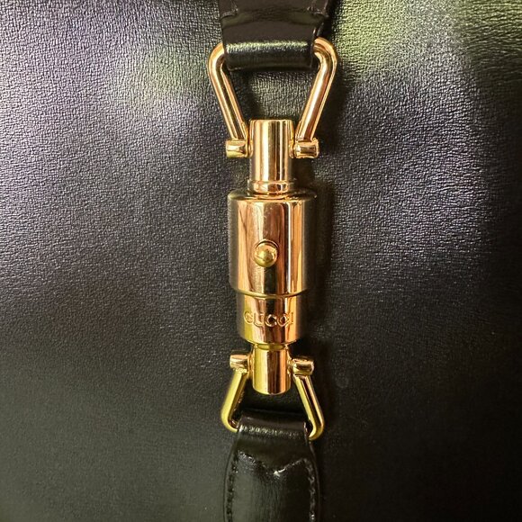 Gucci Jackie 1961 Medium bag in Black in Good Condition - Picture 8 of 14